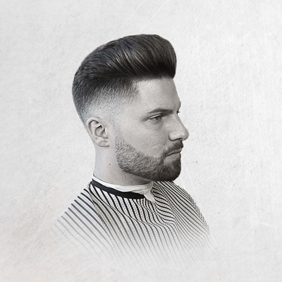 Undercut Haircut with Beard